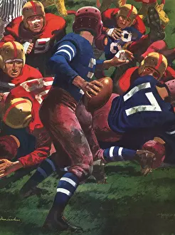 Tackling: Football Player