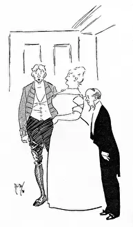 Grandiose: Footman announcing arrival of Mr and Mrs Tootle