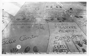 Handprints: Footprints and autographs, Hollywood, USA