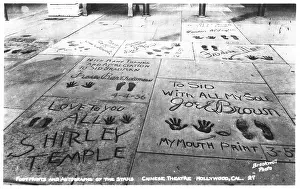 Handprints: Footprints and autographs, Hollywood, USA