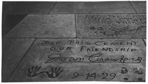 Handprints: Footprints and autographs, Hollywood, USA