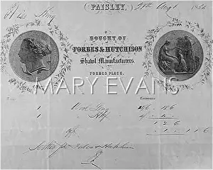 Receipts: FORBES & HUTCHINSON BILL