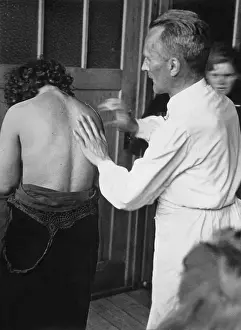 Examined: Forced laborer at a health examination, 1943