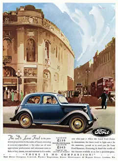 Expenditure: Ford car advertisement, 1935
