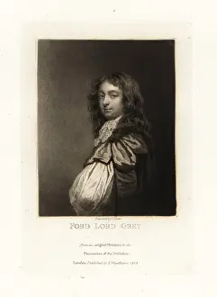 Engraved In Mezzotinto: Ford Grey, 1st Earl of Tankerville, English politician