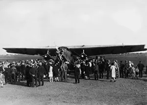 Curtiss: Ford-plane after a test flight, 1927