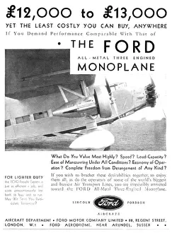 Trimotor: Ford Trimotor Commercial Monoplane