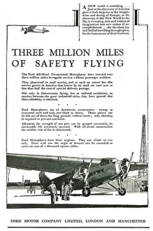 Trimotor: Ford Trimotor Monoplane