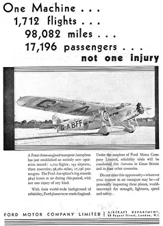 Trimotor: Ford Trimotor Monoplane