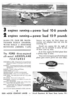 Trimotor: Ford Trimotor Monoplane