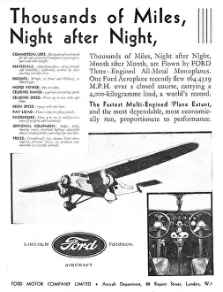 Trimotor: Ford Trimotor Monoplane