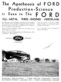 Trimotor: Ford Trimotor Monoplane