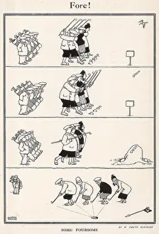 Foursome: Fore! by William Heath Robinson