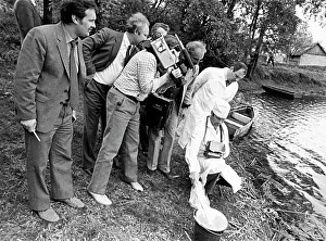 Journalists: Foreign journalists visiting Chernobyl, 1986