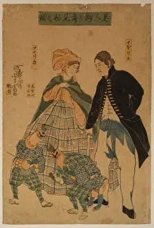 Foreigners: Foreigners watching New Year's dance