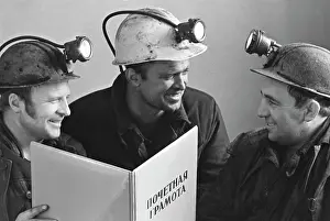 Diploma: Foreman-miner G. Smirnov with co-workers