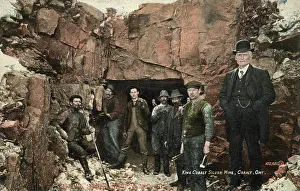 Cobalt: The foreman and miners pose for a photograph