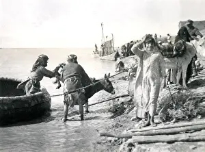 Amara: Foreshore at Kut Al Amara, Mesopotamia, WW1