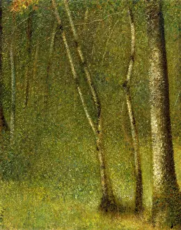 Seurat: The Forest at Pontaubert, by Georges Seurat