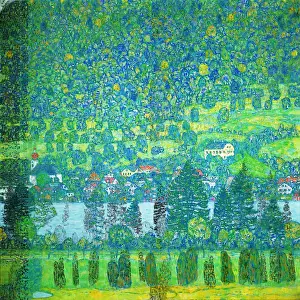 Unterach: Forest slope in Unterach on the Attersee