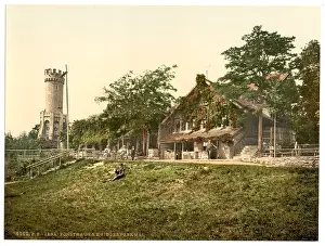 Jena: Foresters House and Soldiers Memorial, Jena, Thuringia, Ge