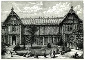 Forestry: Forestry Pavilion, Paris Exhibition of 1889