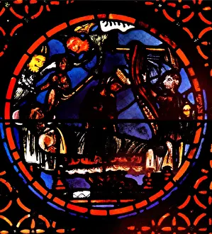 Pairs: Detail form Stained Glass Window