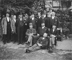 Well Off: Formal group portrait of gentlemen