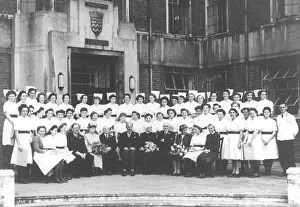 Approximately: Formal Nurses? prize giving group, Hammersmith Hospital