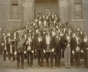 Derbies: Formally dressed African American men pose ?
