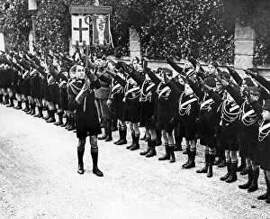 Consists: Formation of the Balilla boys from Milan, 1928