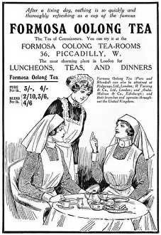 Unwind: Formosa Oolong Tea advertisement, WW1