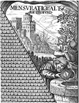 Measurement: Forms of astrolabe in use for surveying. Vignette