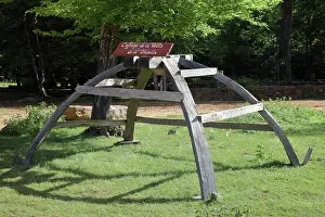 Formwork: Formwork, Chateau de Guedelon, Treigny, Burgundy, France