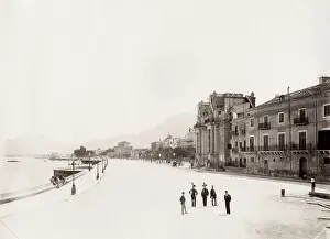 Palermo: The Foro Italico along the seafront of Palermo