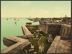 C1898: Fort Marion, St. Augustine and harbor