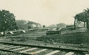 Peshawar: Fort and railway line - Peshawar