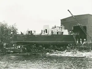 Deltic: Fort Steele fast cruiser MP34 in dry dock