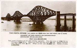 Midlothian: The Forth Bridge, Edinburgh, Midlothian