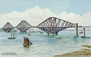 Lothian: Forth Bridge, near Edinburgh, Lothian, Scotland