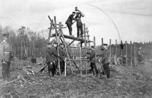 Redoubt: Fortification work on the Saalburg, 1913