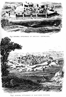Fortifications: Fortifications: Ancient fortress with curtain