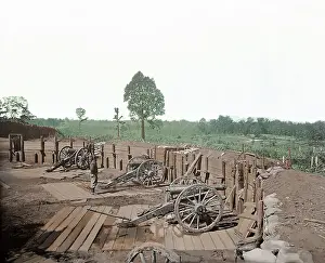 Atlanta: Fortifications in front of Atlanta, Georgia