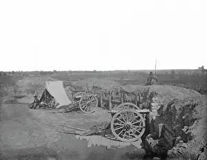Overlooking: Fortifications in front of Atlanta, Georgia