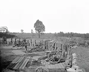 Atlanta: Fortifications in front of Atlanta, Georgia