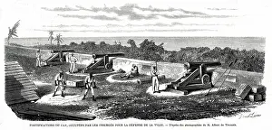 Insurgency: Fortifications at Cap-Haitien by Insurgents