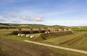 Palisade: Fortifications, MuseoParc Alesia, Alise-Sainte-Reine