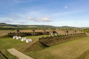 Palisade: Fortifications, MuseoParc Alesia, Alise-Sainte-Reine