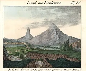 Ararat: The fortified town of Erevan and the view of Mt Ararat