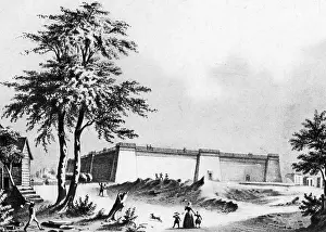 Forty: Fortress in New York about 1850